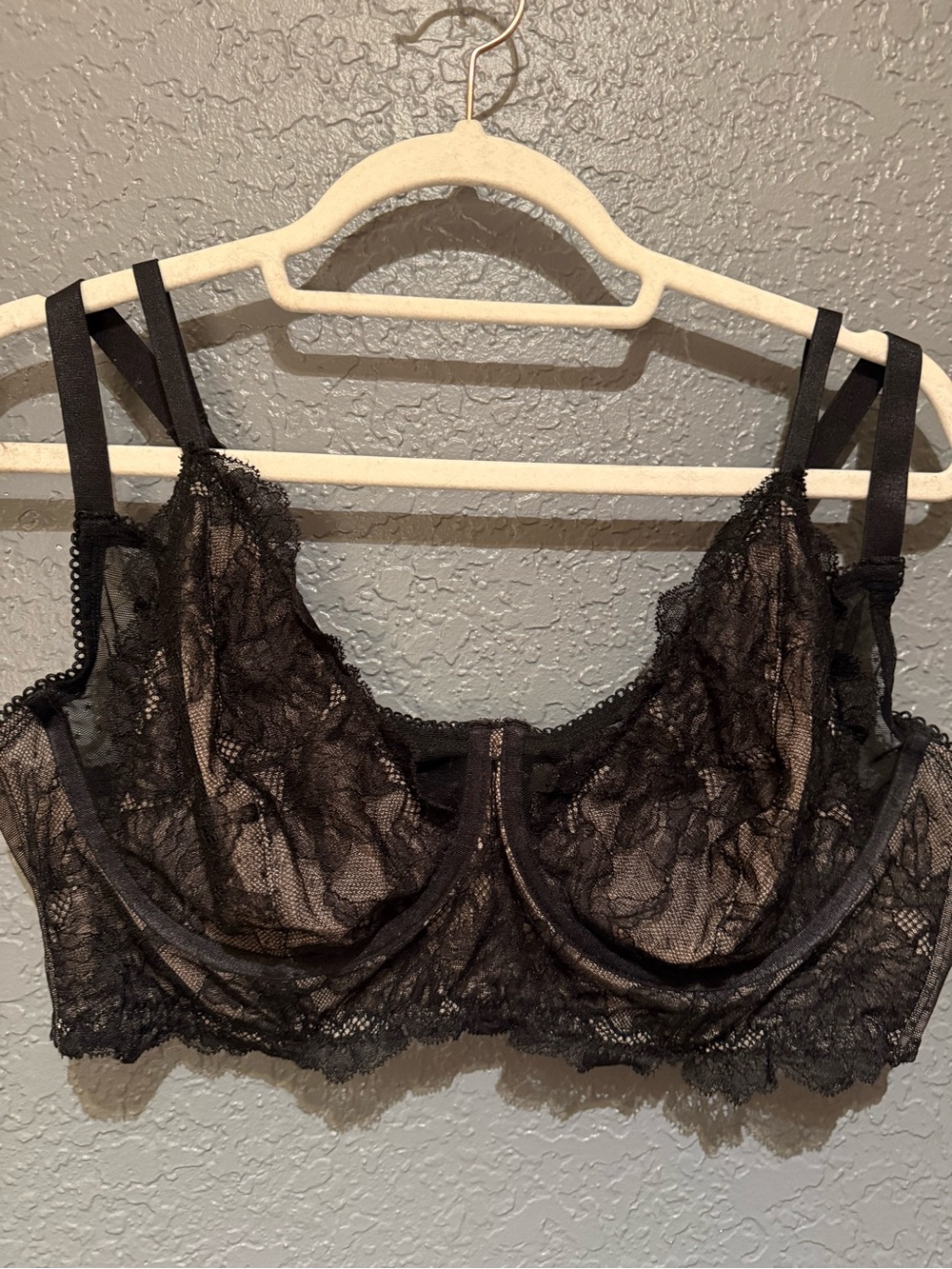 Torrid curve 1X Sheer Black Lace Underwire Bra - Elegant Women's Intimates